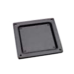 VESA75×75mm→100×100mmピッチ変換アダプタプレート（黒）