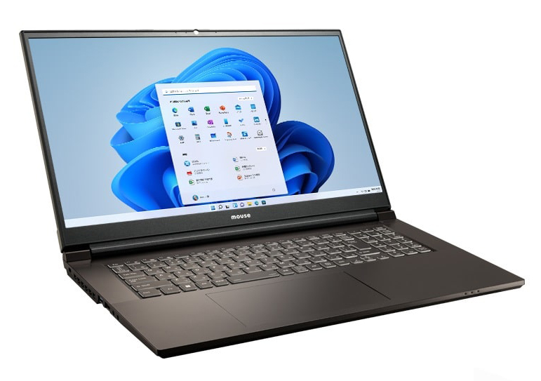 ノートPC　mouse K7-I7G50BK-A-BPQD (Core i7-12650H/16GB/SSD500GB/ODDなし/Windows11 Pro/Office無/17.3型/NVIDIA GeForce RTX 2050/3年保証)