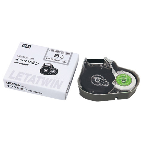 レタツイン専用収縮・非塩ビチューブ用インクリボン 白