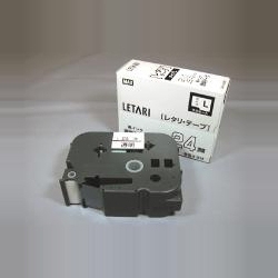 PM-36用テープカセット 24mm幅 透明に黒字
