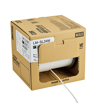 LM-3000PRO専用ドラム式グリップスリーブ(UL224適合) 推奨電線外径2.1mm~3.4mm 75m巻・白