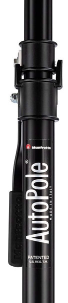 オートポール黒 150cm-270cm