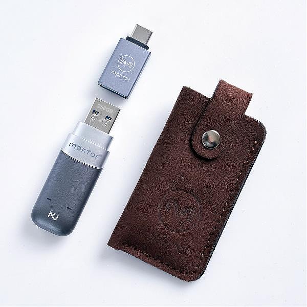 Nukii ニューキー NFCセキュリティーUSBメモリー オートロック機能 遠隔削除機能 256GB 2年保証