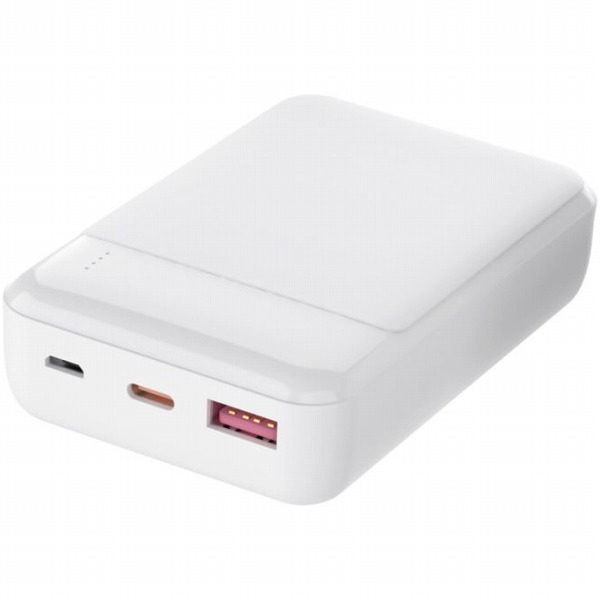 HIDISC PD20W QC3.0対応 10000mAh モバイルバッテリー ホワイト