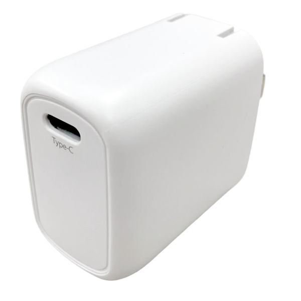 HIDISC スマホ・ゲーム機・タブレットを急速充電できる PD30W対応 USB充電器 USB-C x1ポート ホワイト