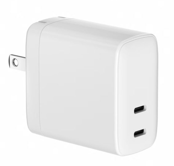 HIDISC 2台同時充電できるUSB充電器 PD45W Type-C×2ポート