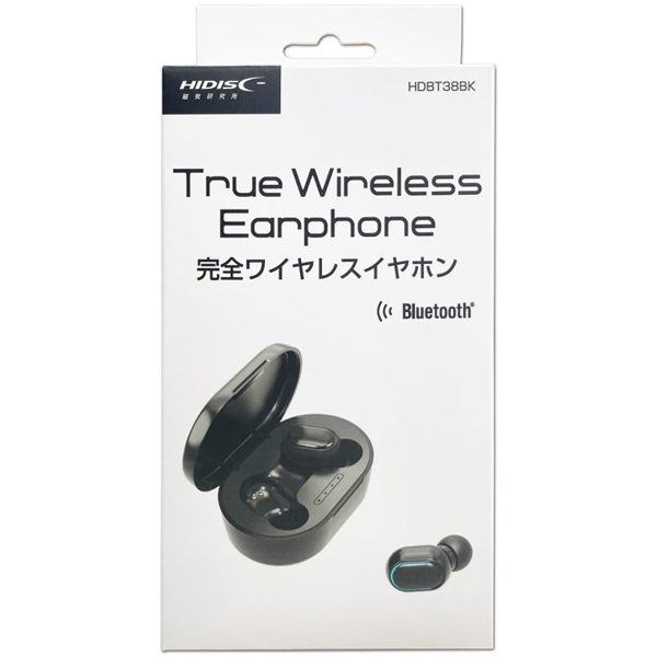 イヤホン Bluetooth接続（左右独立型） ブラック