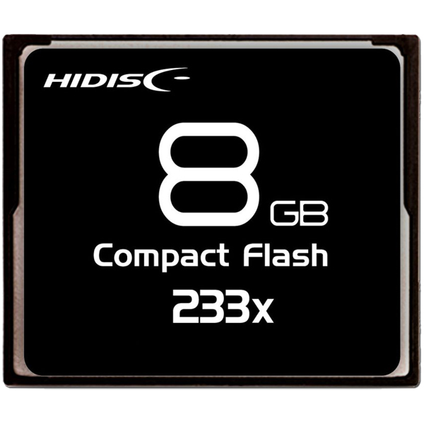 コンパクトフラッシュカード 8GB 233X Read35MB/s