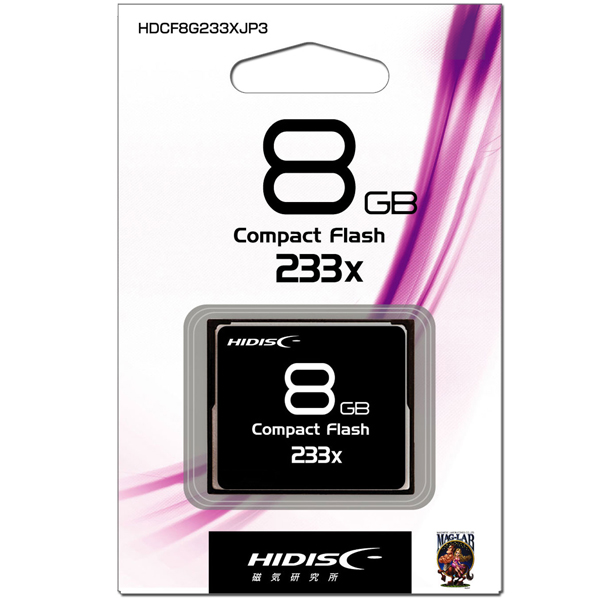 コンパクトフラッシュカード 8GB 233X Read35MB/s