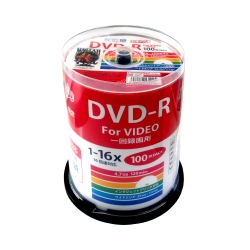 HIDISC CPRM録画用DVD-R 4.7GB 16倍速 100枚SP