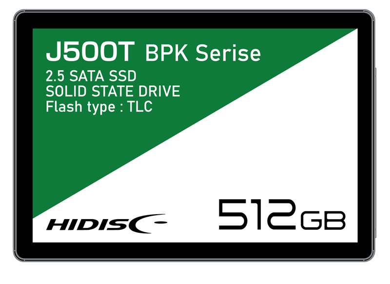 HIDISC 2.5inch SATAIII TLC SSD キオクシアBiCSフラッシュ搭載 512GB