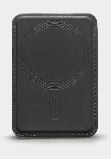 HIDISC スタンド付マグネットカードケース ブラック