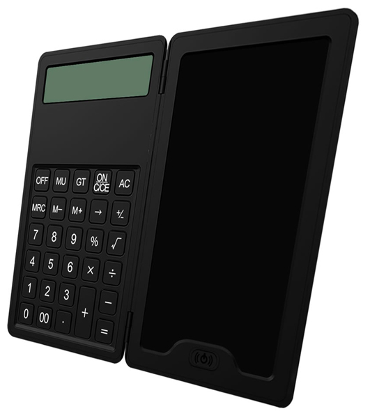 HIDISC 電卓付き電子メモパッド ブラック