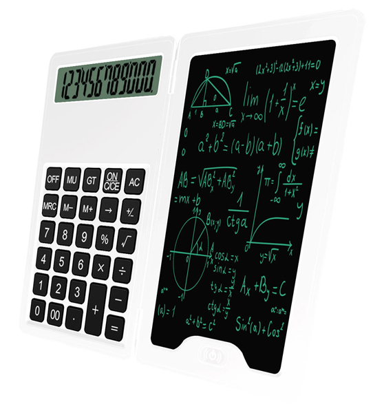 HIDISC 電卓付き電子メモパッド ホワイト