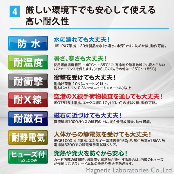 SDHCカード 8GB 高温度耐久 Class10 UHS-I V10 パッケージ無