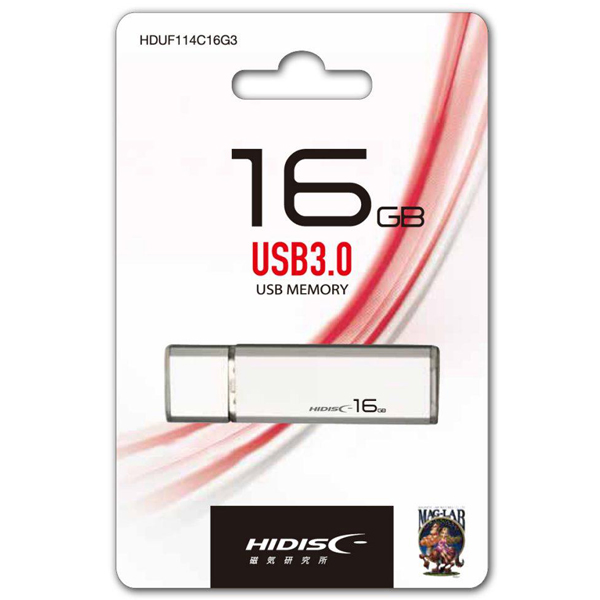USB3.0メモリ 114C 16GB キャップ式