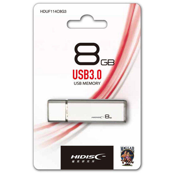 USB3.0メモリ 114C 8GB キャップ式