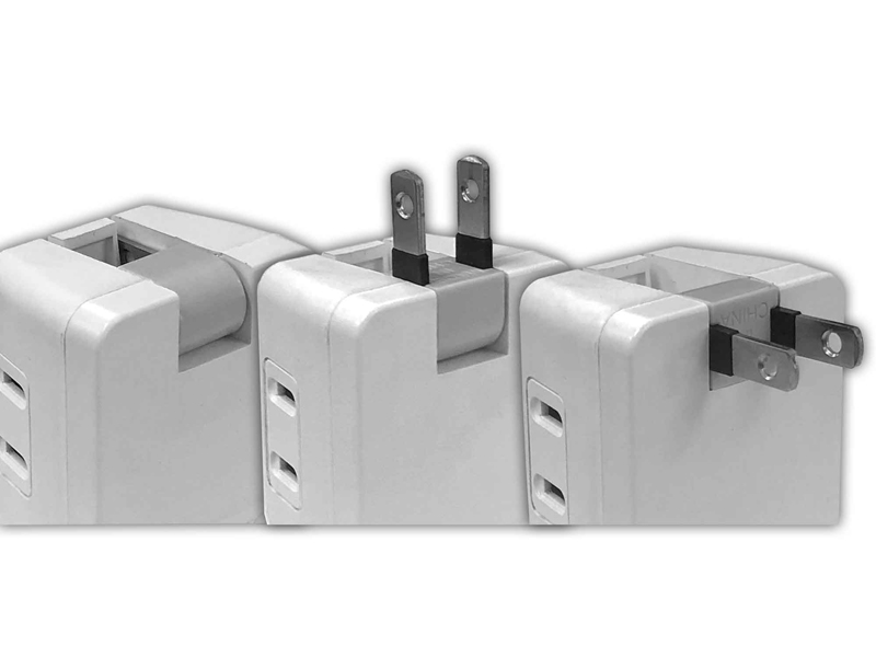 スマホタブレット充電対応 急速充電3.4A USB2ポート付3個口タップ