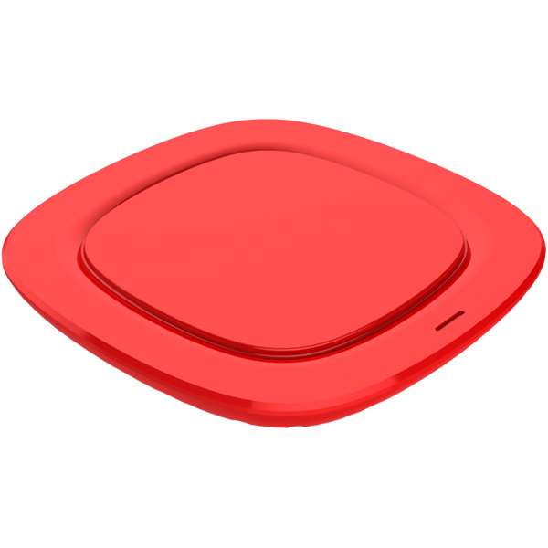 ワイヤレス充電器 LEDインジケーター搭載 レッド