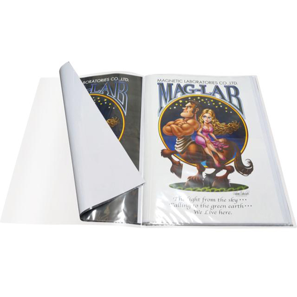 大型クリアファイル B2サイズ 20枚収納（10ポケット） クリア