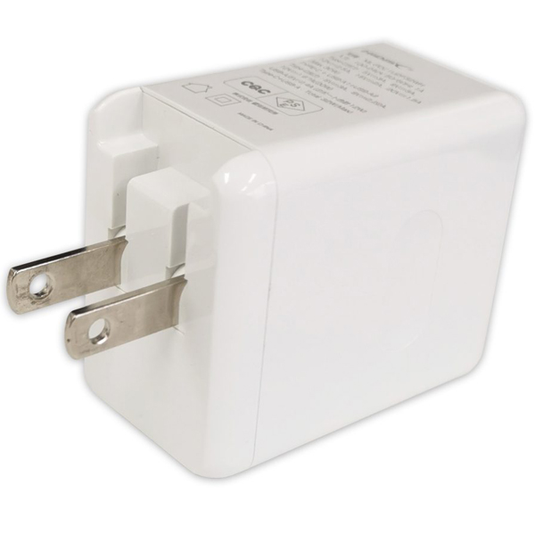 AC-USB充電器 3ポート(USBx2、TypeCx1) PD対応 32W ホワイト