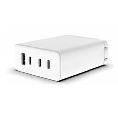 AC-USB充電器 4ポート（USB x1、Type-C x3） PD対応 100W ホワイト