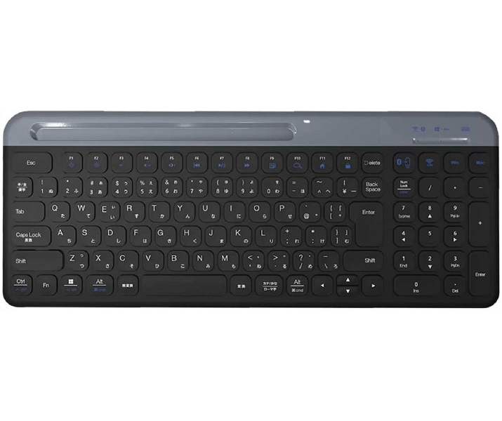 超薄型軽量Bluetoothワイヤレスキーボード ホワイト