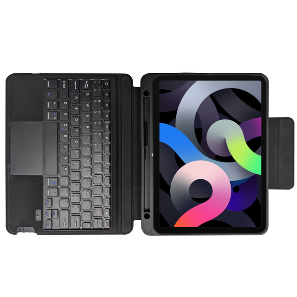 iPad 10.9（第10世代）専用 ワイヤレスキーボード付ケース（タッチパッド付） ブラック