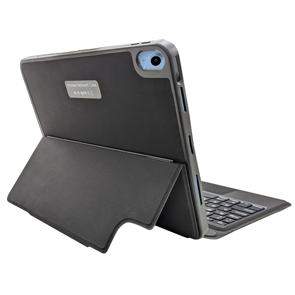 iPad A16・第10世代専用 ワイヤレスキーボード付ケース(タッチパッド付) ブラック