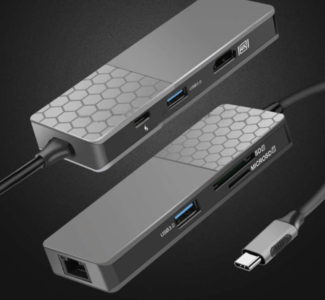 USB Type-C接続ドッキングステーション