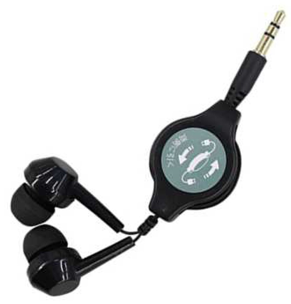 ステレオイヤホン（カナルタイプ）リール式