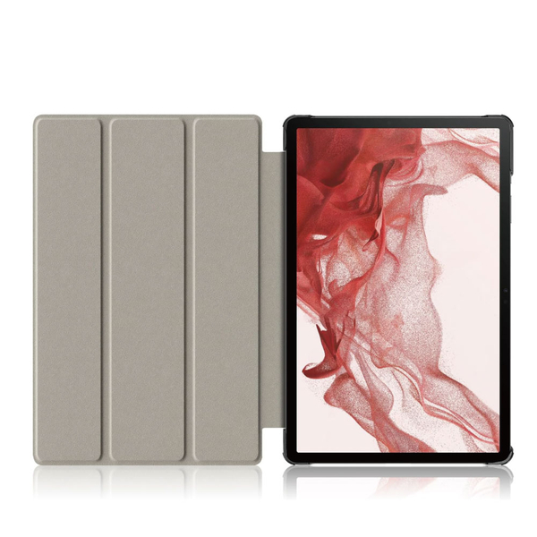 サムスン Galaxy Tab S9+対応 フラップケース ブラック