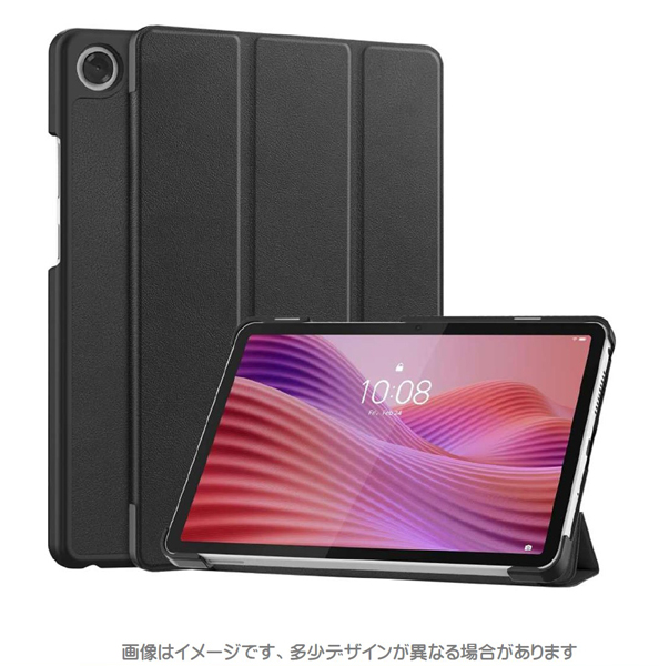 Lenovo Tab K9対応 フラップケース ブラック