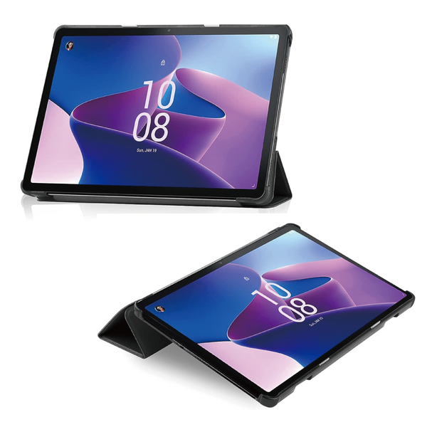 Lenovo Tab M10 Gen 3対応 フラップケース ブラック