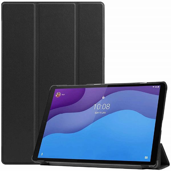 Lenovo Tab M10 HD 2nd Gen対応 フラップケース ブラック