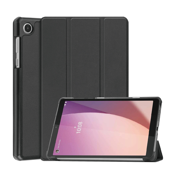 Lenovo Tab M8 4th Gen対応 フラップケース ブラック