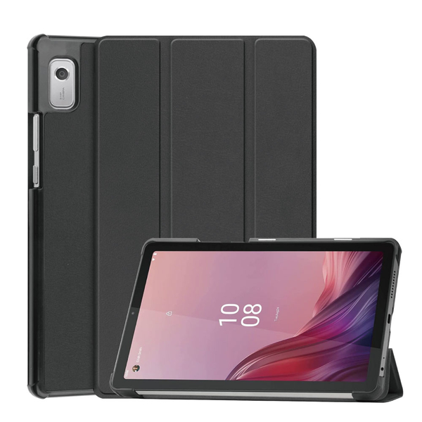 Lenovo Tab M9 (2023)対応 フラップケース ブラック