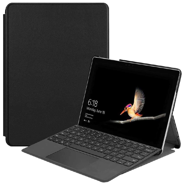 Microsoft Surface Go 4・Go 3・Go 2・Go対応 フラップケース ブラック