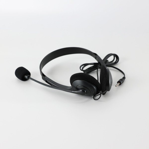 マイク付きヘッドセット ブラック