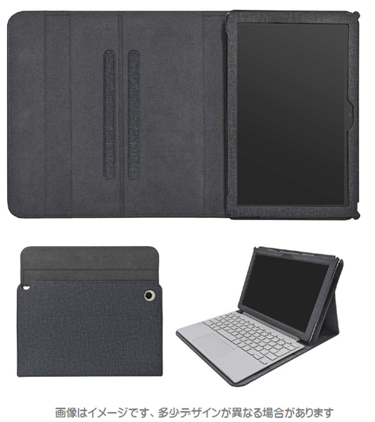 ASUS Chromebook CM30 Detachable (CM3001)対応手帳型ケース カジュアルグレー
