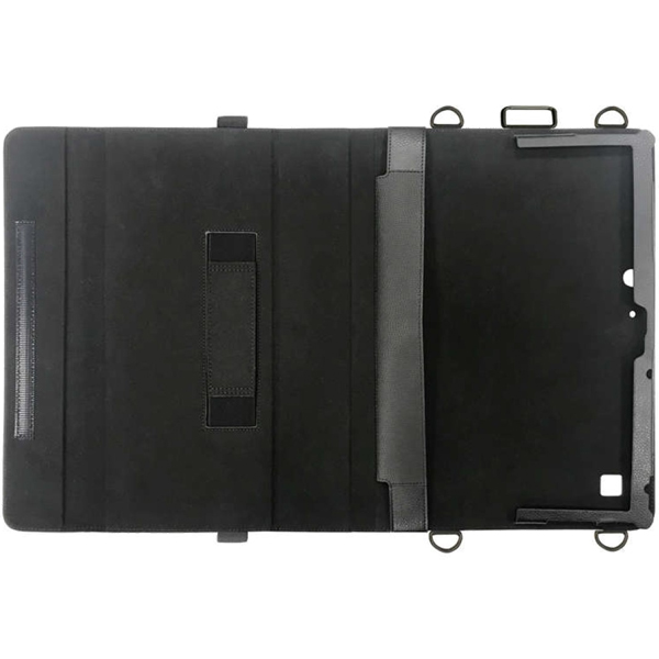 dynabook D83対応 手帳型レザーケース ブラック