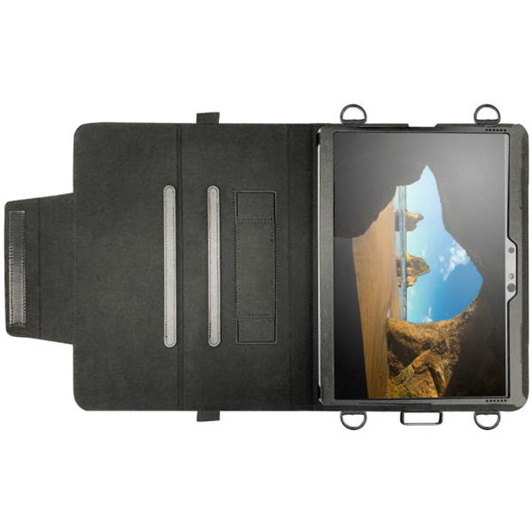 HP Elite x2 G4対応 手帳型レザーケース ブラック