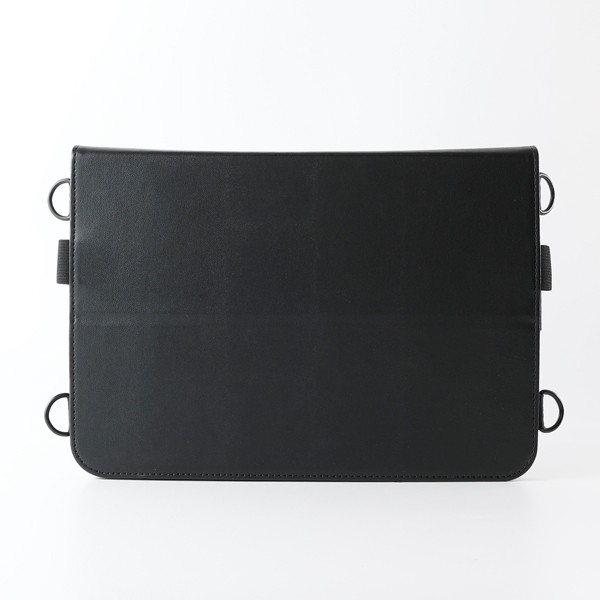 iPad 10.2（第9・8・7世代）/2019 iPad Air/iPad Pro 10.5対応 手帳型レザーケース ブラック