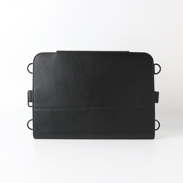 Microsoft Surface Go 4・Go 3・Go 2対応 手帳型レザーケース ブラック