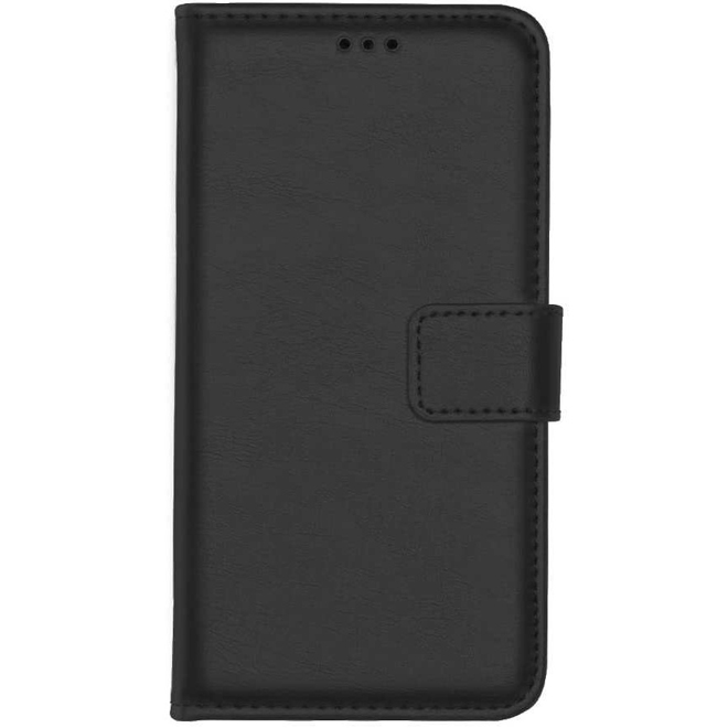 シャープ AQUOS sense SH-01K対応 手帳型レザーケース ブラック