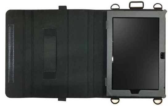 VersaPro タイプVU-3~6モデル対応 手帳型レザーケース ブラック