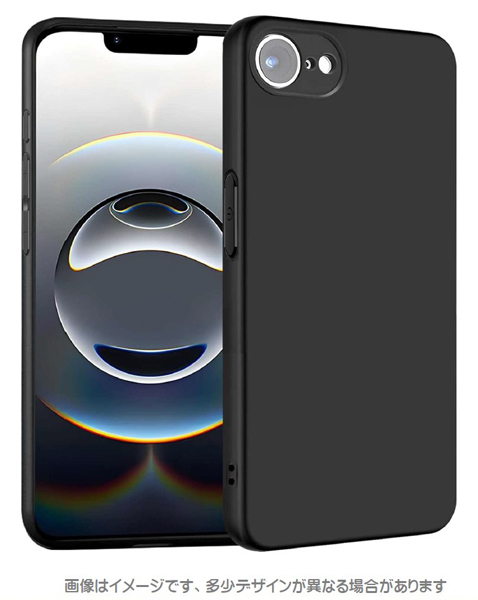 iPhone 16e対応 TPUケース ブラック