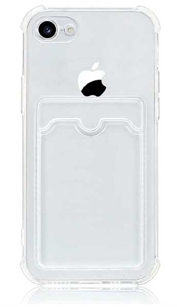 iPhone SE 3・SE 2・8・7対応 TPUケース（カードポケット付モデル） クリア
