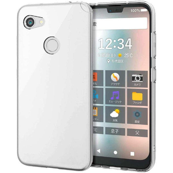 京セラ GRATINA KYV48対応 TPUケース クリア