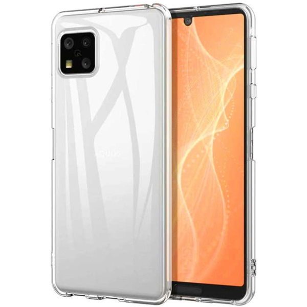 シャープ AQUOS sense4 SH-41A対応 TPUケース クリア